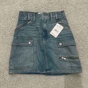 Free People Jean Skirt
